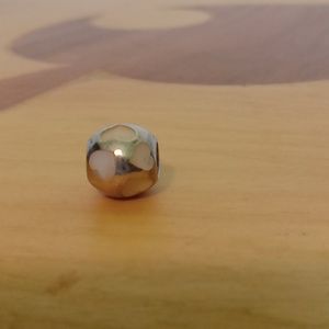 Pandora Mother Of Pearl Heart Charm